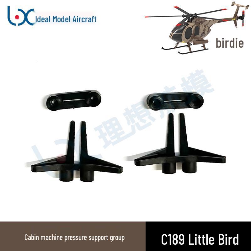 RCERA Remote Control C189 Little Bird MD500 Helicopter Spare Parts Collection Model Aircraft