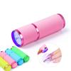 9 LED Small Glow Nail Lamp,Mini UV Nail Dryer for Gel Nails Polish,Portable Flashlight for Nail Art