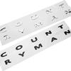 3D ABS Letters Countryman Logo Rear Trunk Emblem Badge Sticker