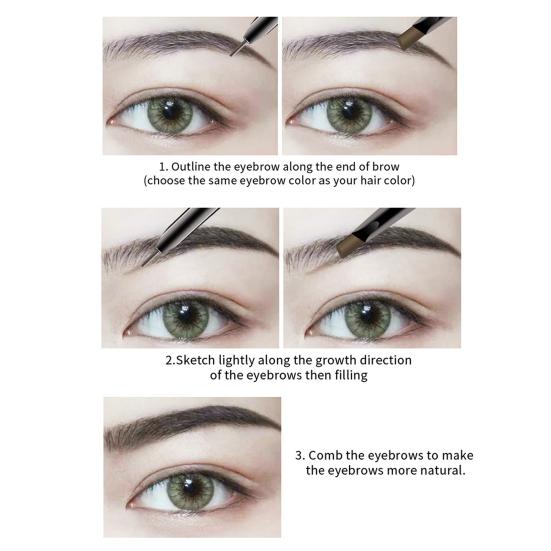 Нежная долговечная краска для бровей, водонепроницаемая ручка для женщин