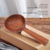 Solid Wood Wooden Ladle Exquisite Polishing Wooden Soup Ladle Wooden Kitchen Scoop  Serving Soup