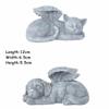 Resin Angel Dog Cat Statue Garden Decor Puppy Tombstone Sculpture Ornaments Gifts For Yard Home Decoration Living Room Supplies