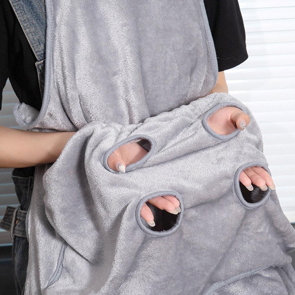 Фартук для переноски домашних животных, кошки и собаки, зимняя дорожная сумка, плюшевая сумка, фартук для переноски кошек S2H3