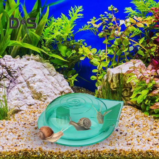 Аквариумная ловушка для улиток, пластиковая прозрачная, инструмент для ловли улиток для аквариума, многофункциональное удаление планарии, чистящие средства для аквариума