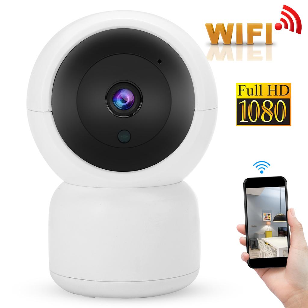 Baby Pet Monitor Cry Alarm WiFi IP-камера 2MP Night Vision Обнаружение движения Двусторонняя аудиосвязь для дома