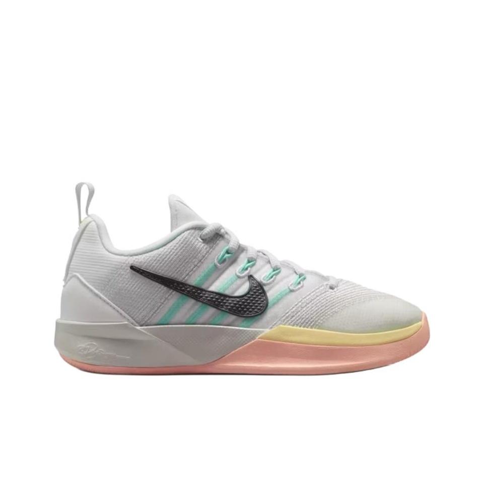 Nike Sabrina 3 Summit White Iron Grey Photon Dust Washed Coral Artisan Teal Lemonade Детские Баскетбольные Кроссовки для Школьников IB3088-100