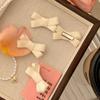 Set Lolita Cloth Y2K Balletcore Hair Clips Balletcore Bow Hairpin Hair Accessories Hair Barrettes