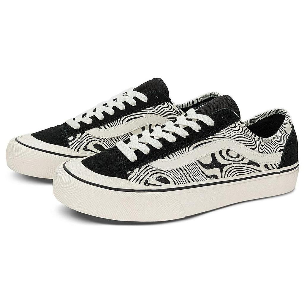 Vans Style 136 Decon VR3 SF Trippy Grain - Black Unisex Sneakers White Trippy-Grain-Black VN0A4BX9BKA