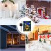 Solar LED Christmas Flag Garden Flags Vertical No Fade Decorative Solar Lighted Garden Flag For Christmas Winter