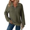 Women's Solid-color Fashionable Long-sleeved Top Hoodie