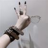 Design Men Personality PU Leather Bracelet Women Wristband Jewelry Accessories Korean Hand Rope