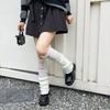 Y2K Harajuku японские гетры в стиле Лолиты для женщин теплые готические длинные носки вязаные носки для косплея