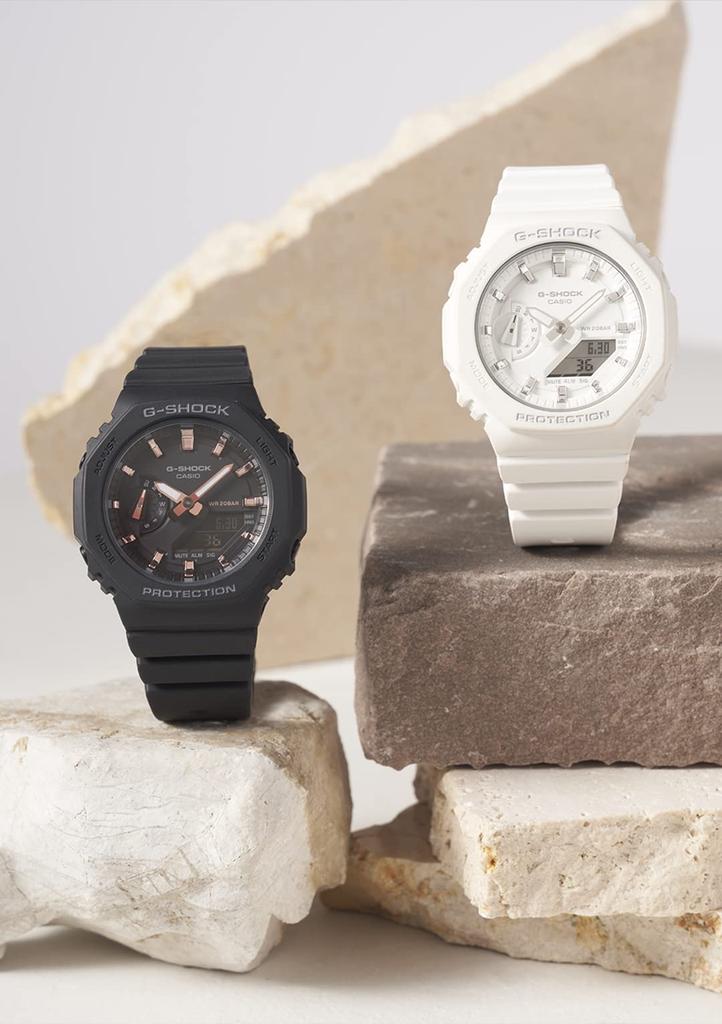 Часы Casio G-Shock, Модель среднего размера GMA-S2100-7AJF, Белые, Оригинальный японский продукт