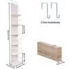 1pc 4 /6Layer Over The Door Hanging Organizer Cosmetics Wall Hanging Storage Organizerfor Nursery Bathroom Closet Bedroom Dorm