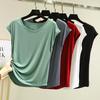 Modal Sleeveless T-shirt for Women Summer Wear Base Round Neck Loose Oversized Solid Color Slimming Top T-Shirts
