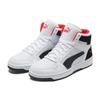 Puma Rebound LayUp Mesh 'White Black' (Unisex) White / Black / High Risk Red Skate Shoes 370913 02