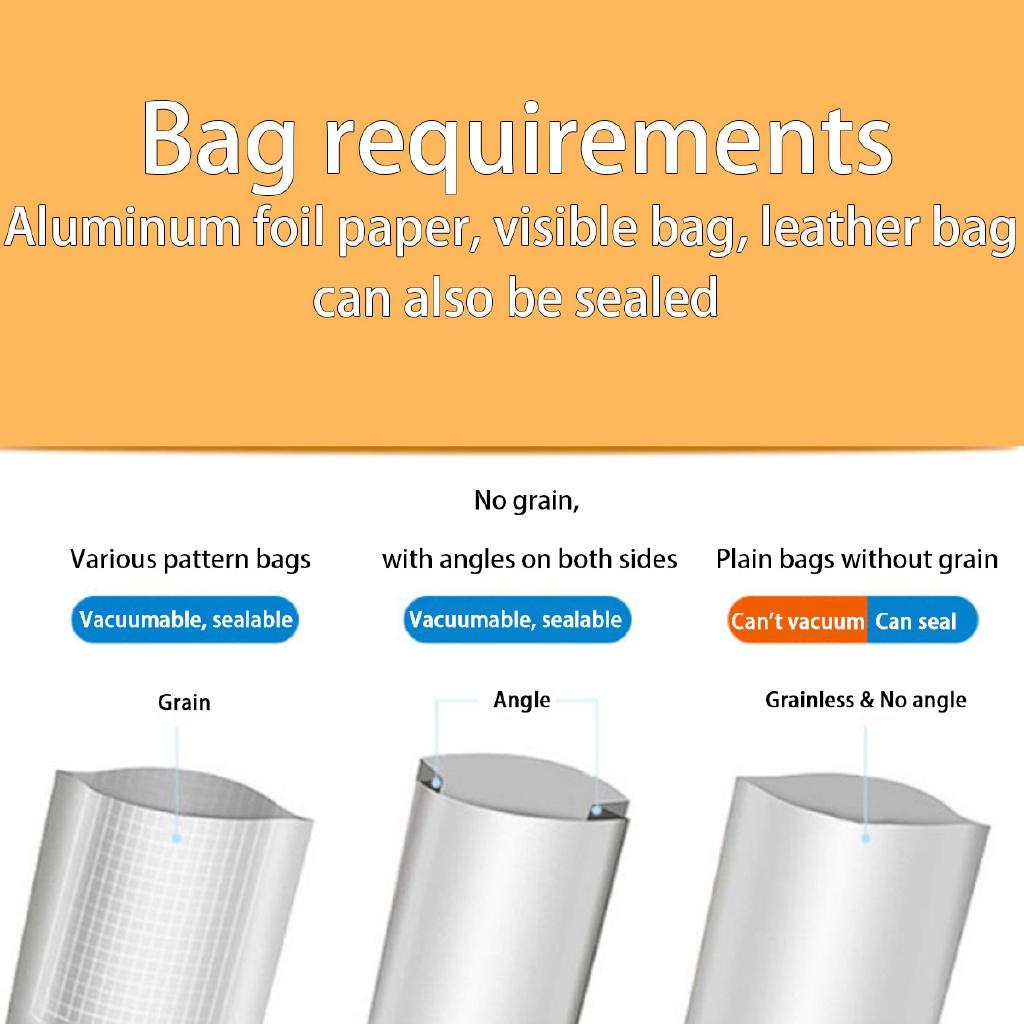 130 Вт Полностью автоматическая машина для вакуумной упаковки продуктов для Food Saver Влажная и сухая Электрическая вакуумная упаковочная машина + 10 шт. пакетов