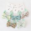 Kids Girls Small Plush Ball Hair Rope Hair Ties Bowknot Elastic Rubber Band Gum Flower Headdress