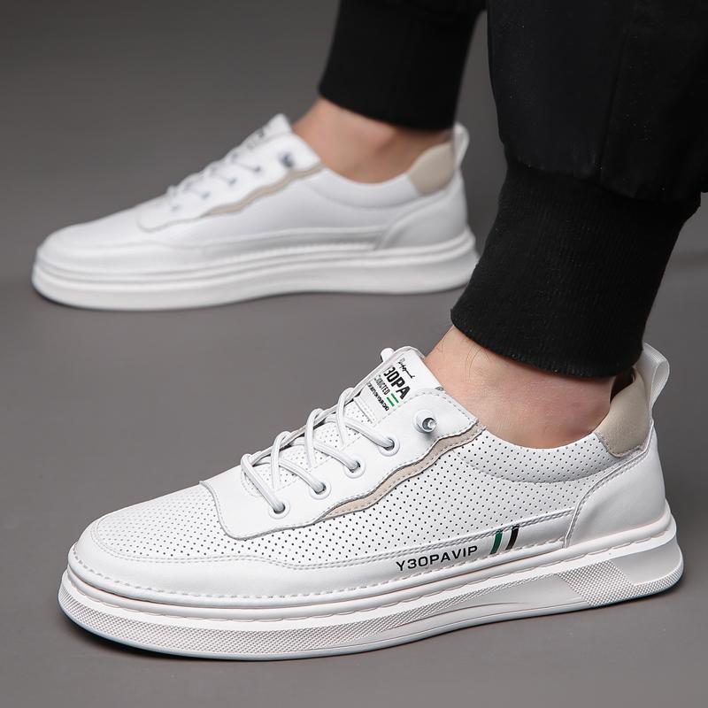 High Quality Men Hollow Out Vulcanized Shoe Fashion Sneakers Shoe Tennis Skateboarding Walking Shoes Comfy All-Match Casual Shoe