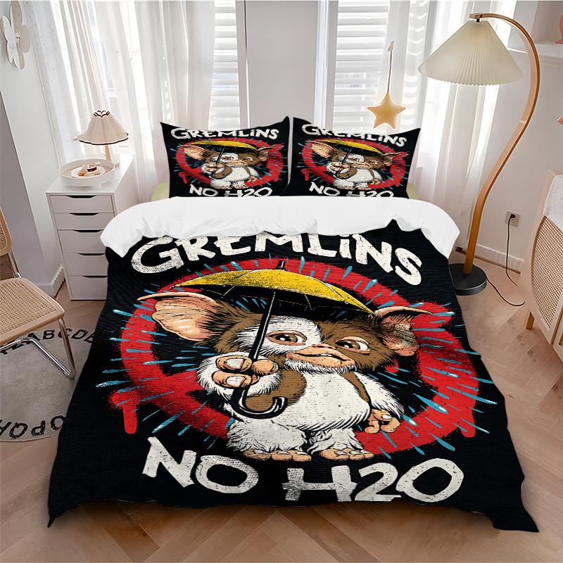 3pcs Gremlins Cover Set,Soft Comfortable Duvet Cover,Guest Room (1*Duvet Cover + 2*Pillowcases, Without Core) yy251024073