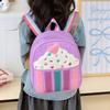 Panda Line Cartoon Girls Toddler Backpack With Fashion Sequins For School Use