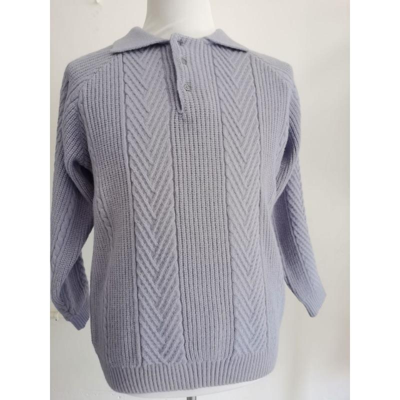 Men's Slim Fit Fashion Collar Knit Sweater