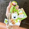 Anti-loss Puppy Doll Key Ring Cartoon Cute Bag Pendant West Highland Terrier Keychain  Couple