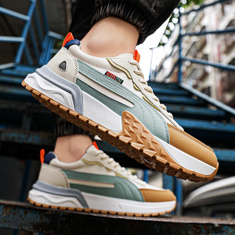 Sport Shose Fashion Lace-Up Mesh Outdoor Casual Shoes Waterproof Non-Slip Thick-Soled Rebound Men Shoes Sneakers For Mens