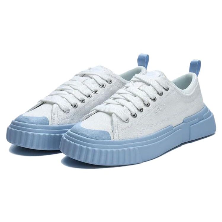 Fila Низкие кеды из парусины в стиле ретро Женские кеды Белые Синие F12W322305FBW