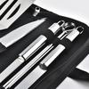 Stainless Steel BBQ Tool Set BBQ Grill Accessories Set Barbecue Tools for Outdoor Indoor Grilling Oxford Bag 9Pcs