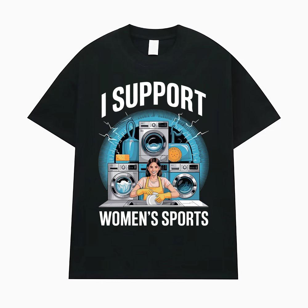 Apoyar la diversión deportiva feUnisexina camiseta ofensiva Harajuku ropa feUnisexina camiseta de cuello redondo de tendencia retro