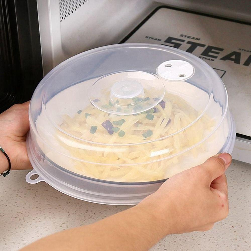 Vents Anti-Splatter Stackable Food Dish Sealing Cover Lid Kitchen Accessories Fresh Keeping Lid