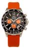 Technos T8C03BO Men's Chronograph Watch, 10 ATM Water Resistant, Orange