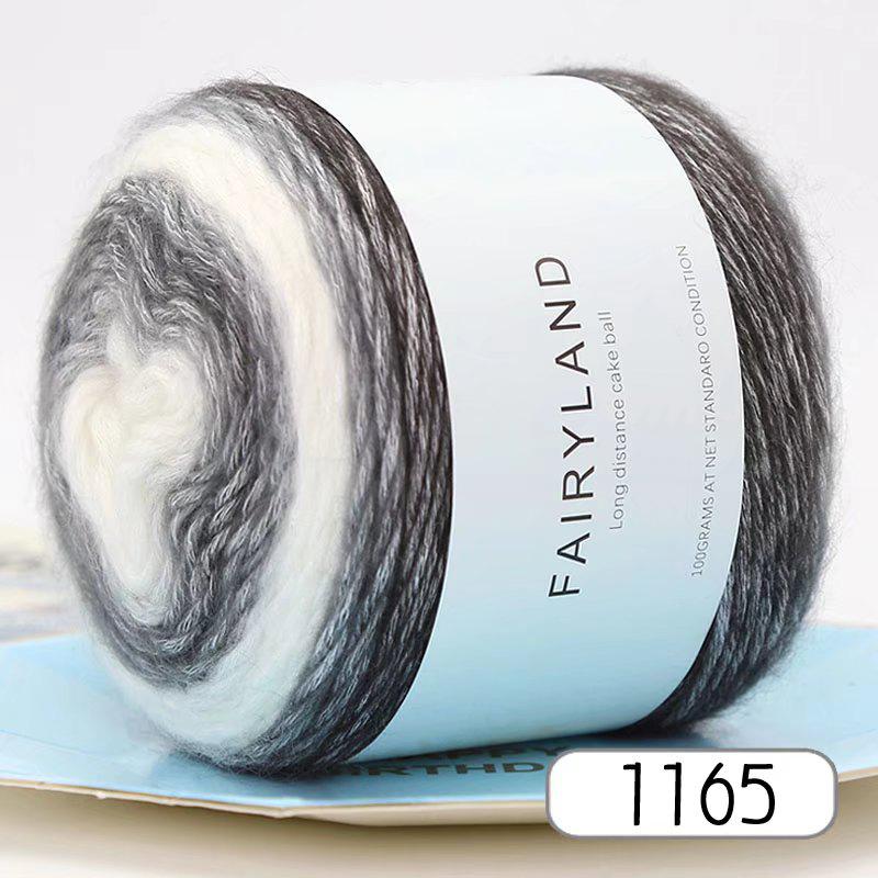 1pc 100g Gradient Rainbow Yarn, Suitable for DIY Crochet and Knitted Warm Sweaters, Scarves, Hats, Shawls, Etc