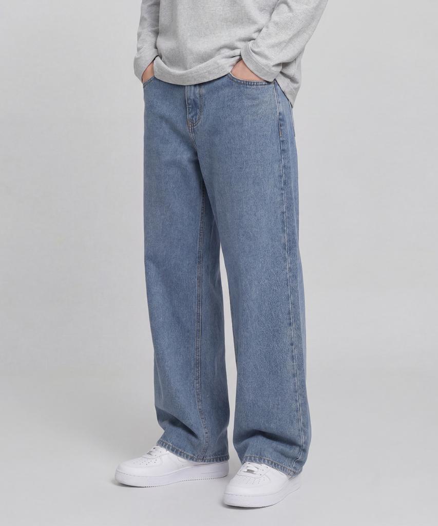 AGOD [2Pack] Wide Denim Pants (B Type)