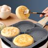 Жареное яйцо, артефакт, горшок для завтрака, горшок для гамбургера, сковорода с плоским дном, антипригарная сковорода, форма с четырьмя отверстиями, кухонные бытовые кастрюли