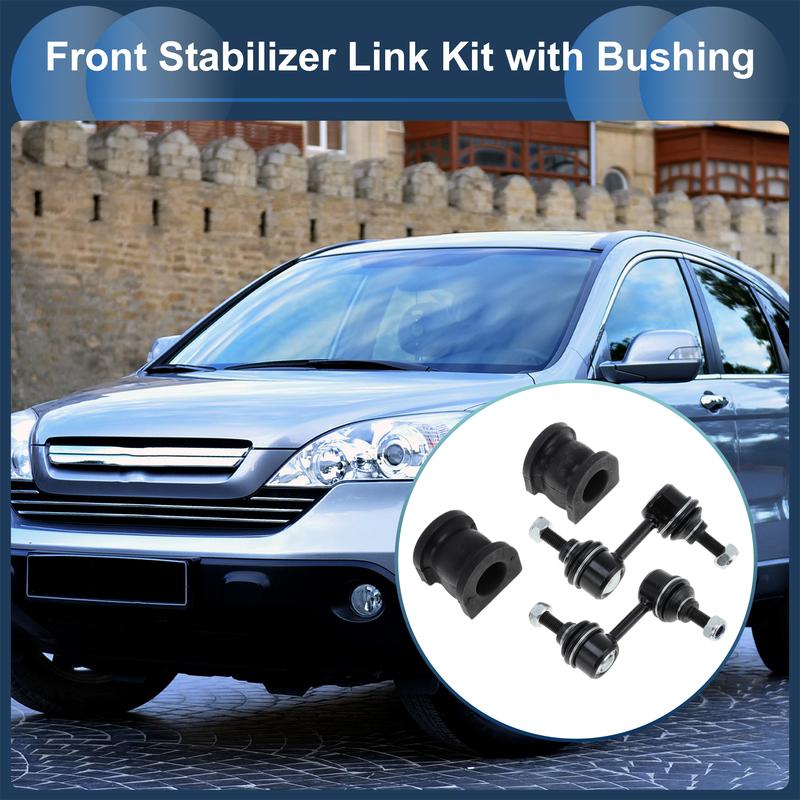 UXCELL Front Stabilizer Bar Links with 2 Pcs Bushing for Honda Accord No.K90660 1 Set