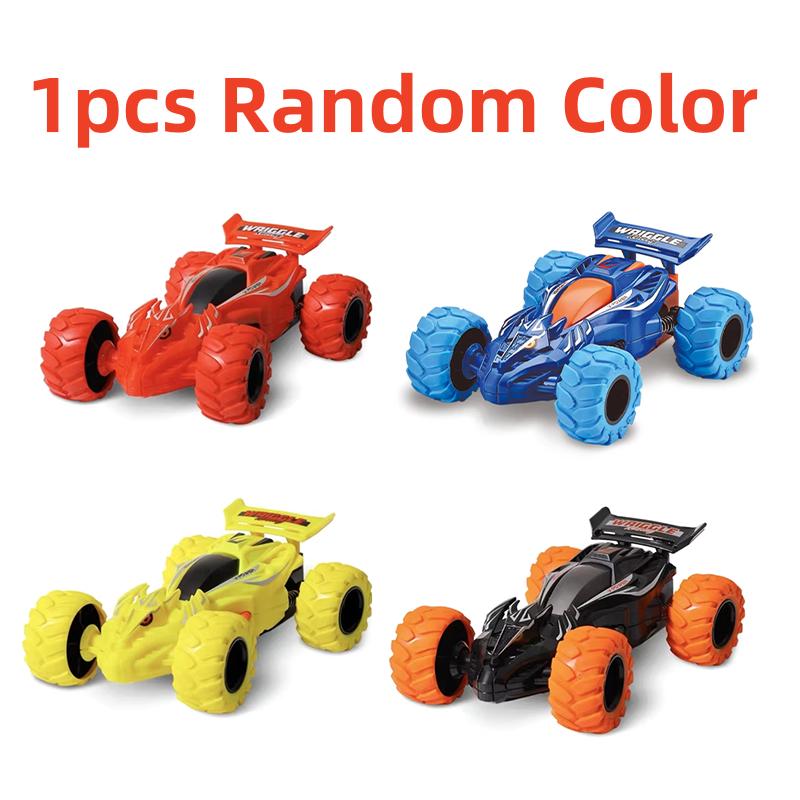 Children's Rapid Dump Truck With Dragon Head Twist Rear Pull Double-Sided Vehicle Inertia Anti Fall Model Boys' Toy Car