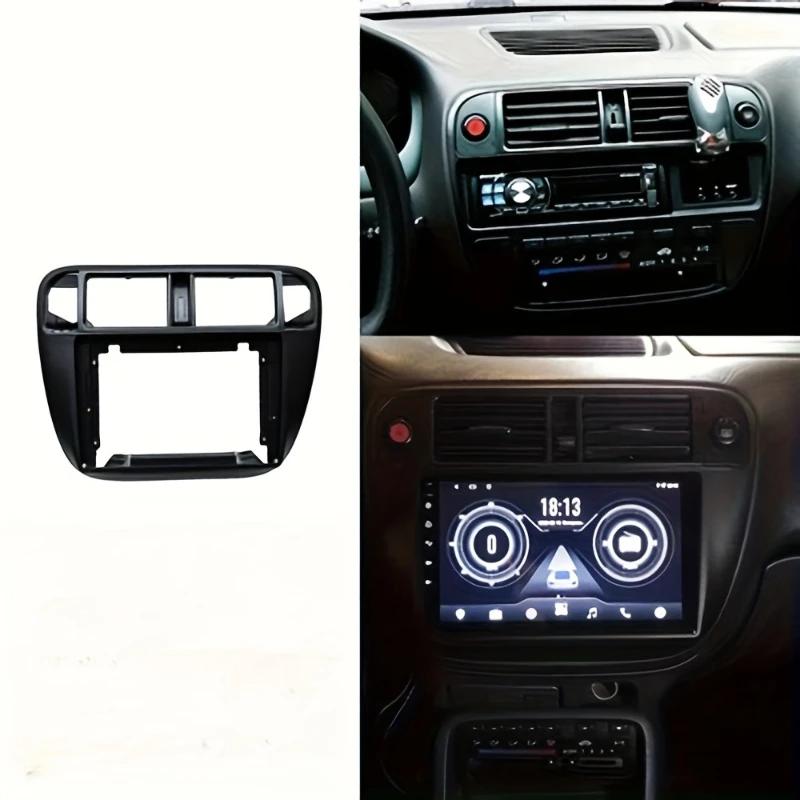Панель радиоприемника для автомобиля Honda Civic (ЭЖ/ЭК/ЭМ) 1995-2001 Комплект для установки приборной панели Адаптер для установки панели Консольная рамка Накладка накладка