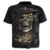 Men's Casual Skull 3D Printed T-shirt Summer Short Sleeve Punk Style Tops
