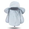 Fisherman's Hat Men's Sunshade Hat Summer Outdoor Quick-drying Sunscreen Hat Fishing Breathable Sun Hat Mask Cap