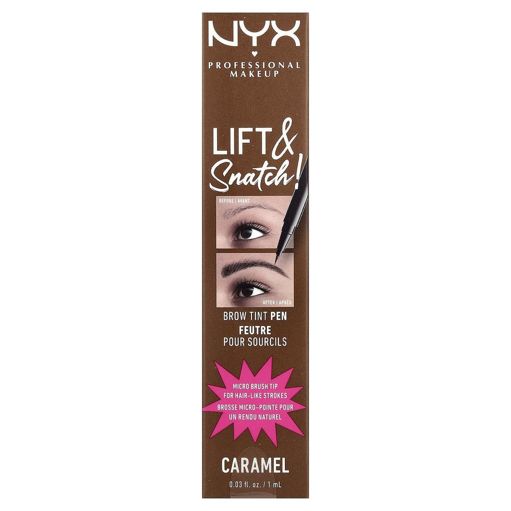 NYX PROFESSIONAL MAKEUP Подними и Хватай! Карандаш-тинт для бровей, 05 Карамель, 1 мл (0,03 жидких унций)
