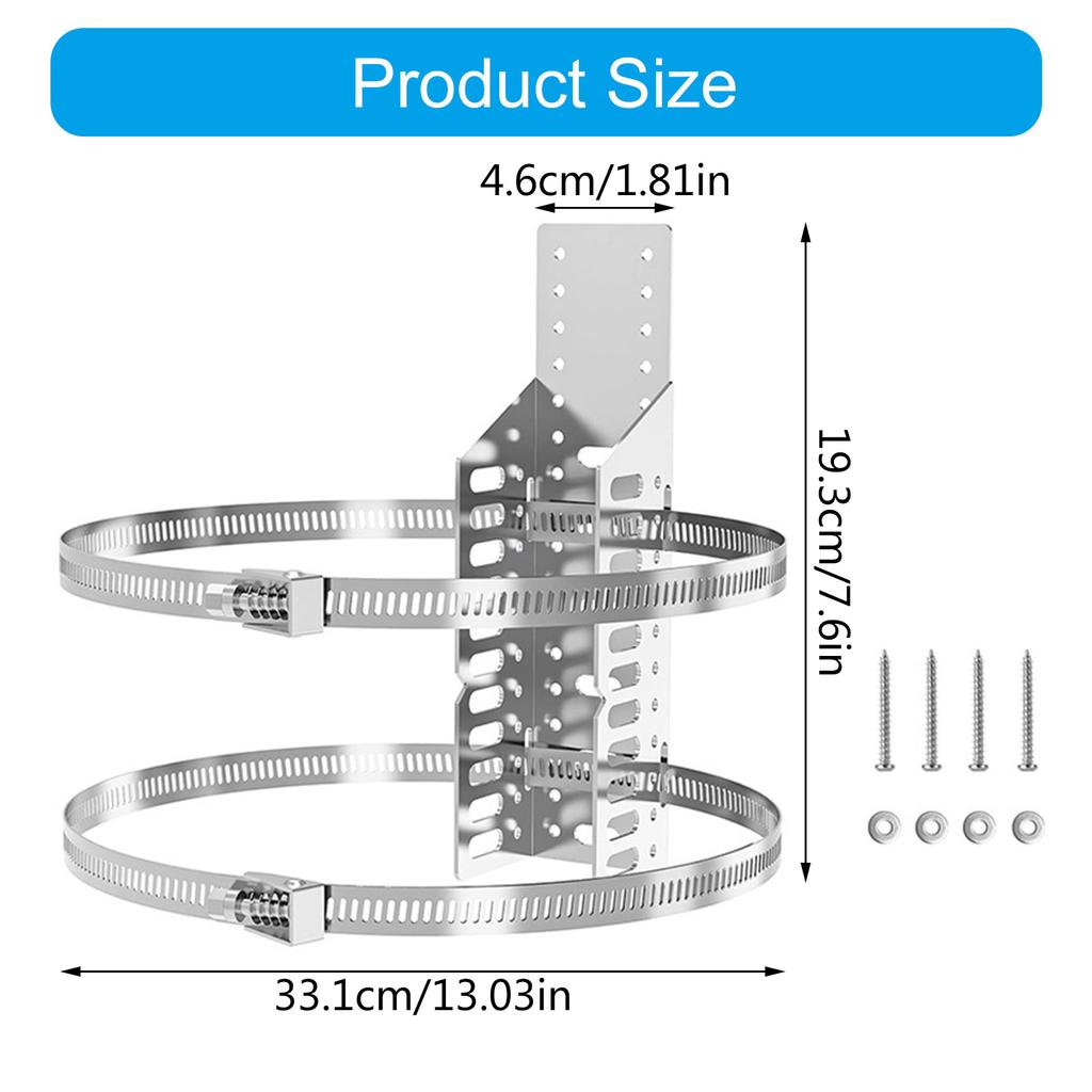 Переносные прочные металлические держатели расширительных баков для водонагревателей на галлоны, в комплект входят сейсмостойкие ремни для надежного крепления