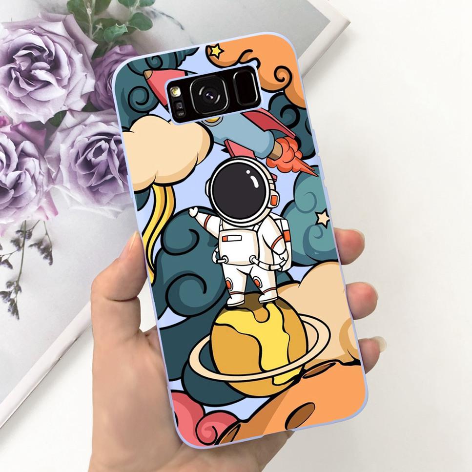 New For Samsung Galaxy S8+ SM-G955F Case Luxury Flower Butterfly Soft Silicone Cover For Samsung S8+ S8Plus S8 Bumper Phone Case