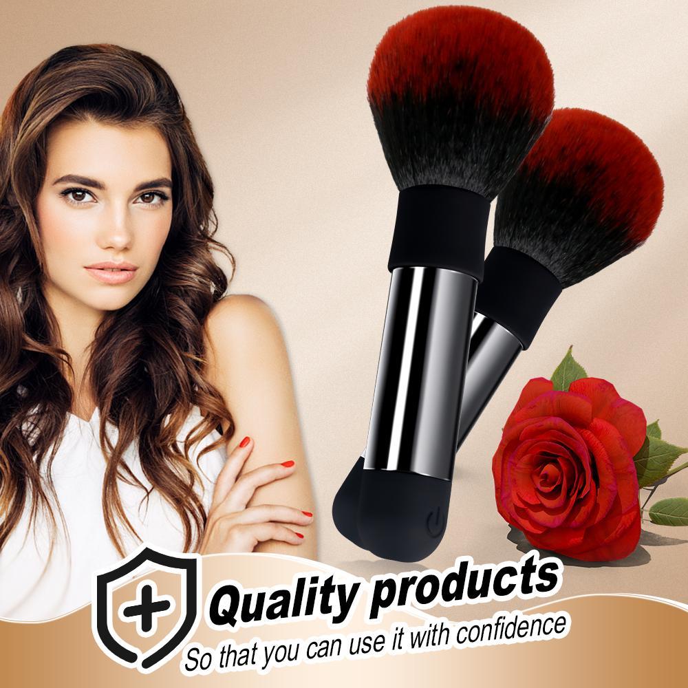 Кисть для макияжа Вибратор G-точки Секс-игрушки Мощный вибрирующий стимулятор оргазма влагалища сосков USB беспроводная зарядка AV-палочка массажер