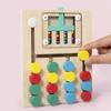 Wooden Montessori Colors Cognitive Matching Game Early Learning Educational Toys For Children Kids Logical Thinking Training