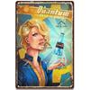 Nuka Cola Drink Posters Game Metal Sign Retro Tin Sign Plaque Metal Vintage Wall Decor for Bar Pub Club Man Cave Decoration