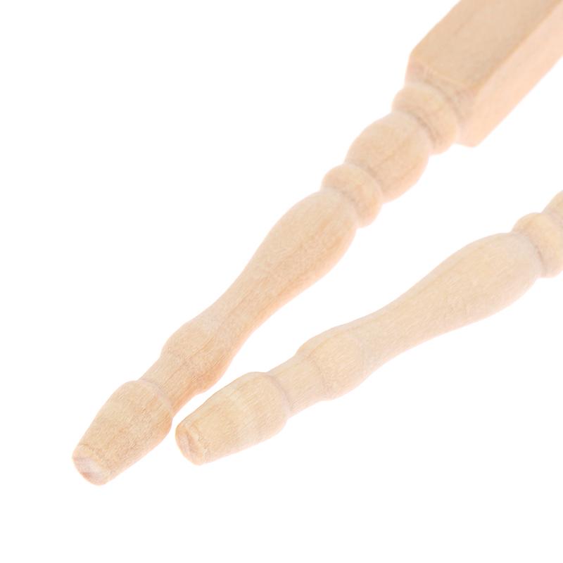 4 шт./компл. 1:12 миниатюрных деревянных ножек для кукольного домика своими руками, мебельные аксессуары