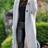 Autumn Winter Women Hooded Coat Cashmere Cardigan Sweater Coat Lady Solid Color Coat Thick Soft Fashion Jacket Long Plus Size Overcoat