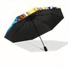 1pc SpongeBob SquarePants Patrick Star Squidward Automatic Opening and Closing Umbrella - Small Umbrella Suitable for Various Occasions Z094